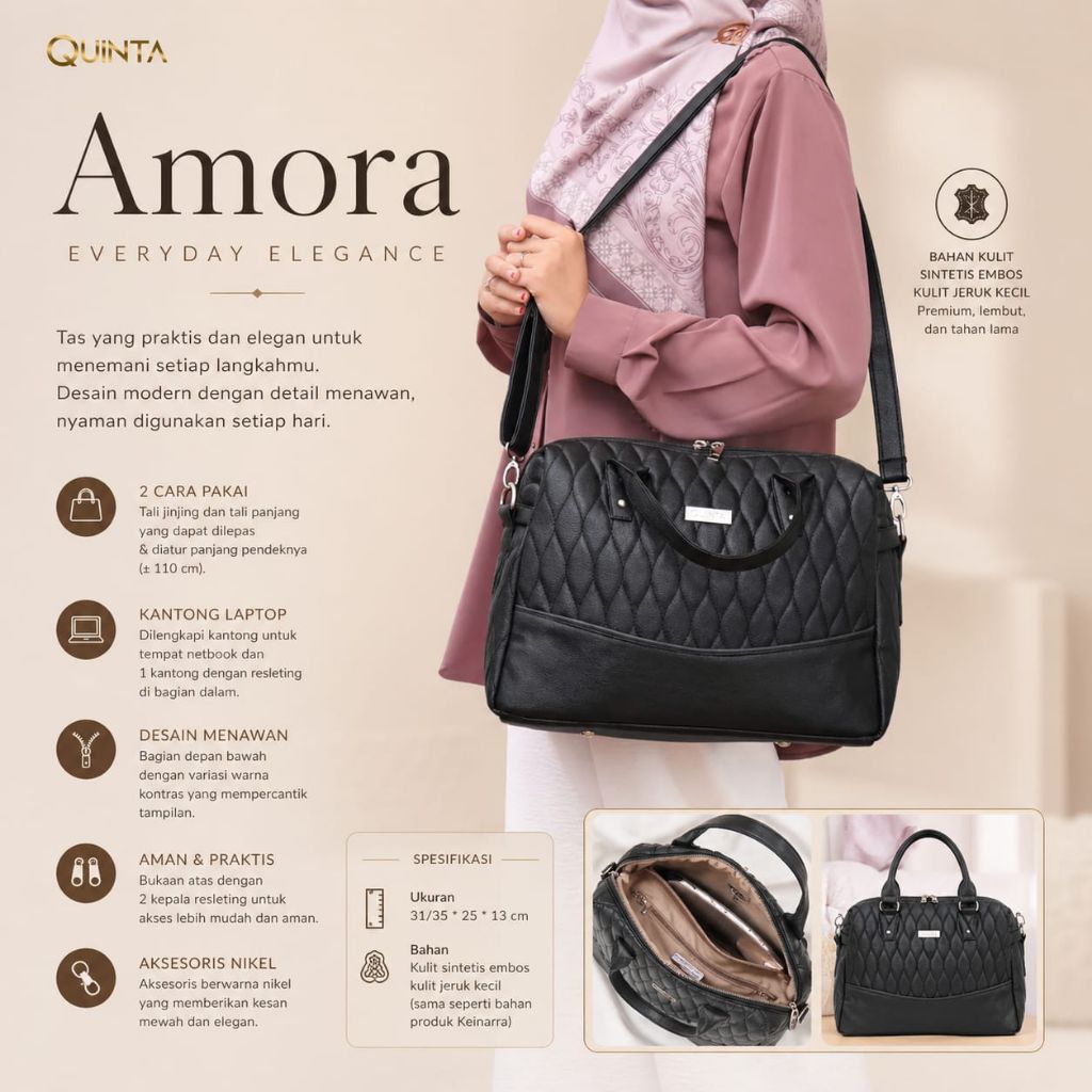 Tas Slempang/Jinjing Besar Quinta || Amora Slingbag Quinta