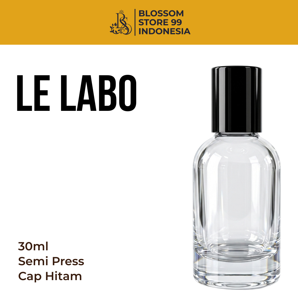 Botol Parfum LeLabo 30ML Hitam Easy Press Spray Semi Press - Botol Parfum Le Labo Semi Press