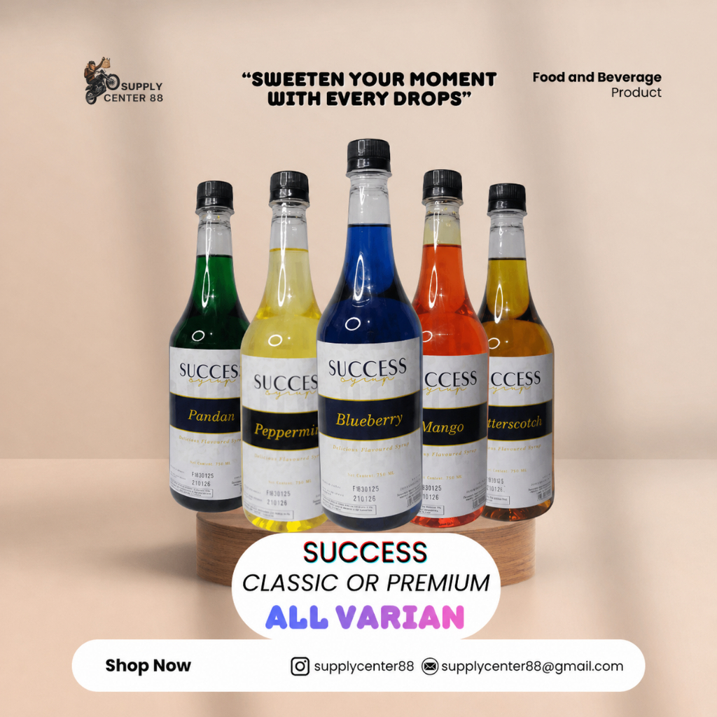 SIRUP SUCCESS 780ML ANEKA RASA - SUCCESS SYRUP ALL VARIAN 780ML HEMAT ENAK