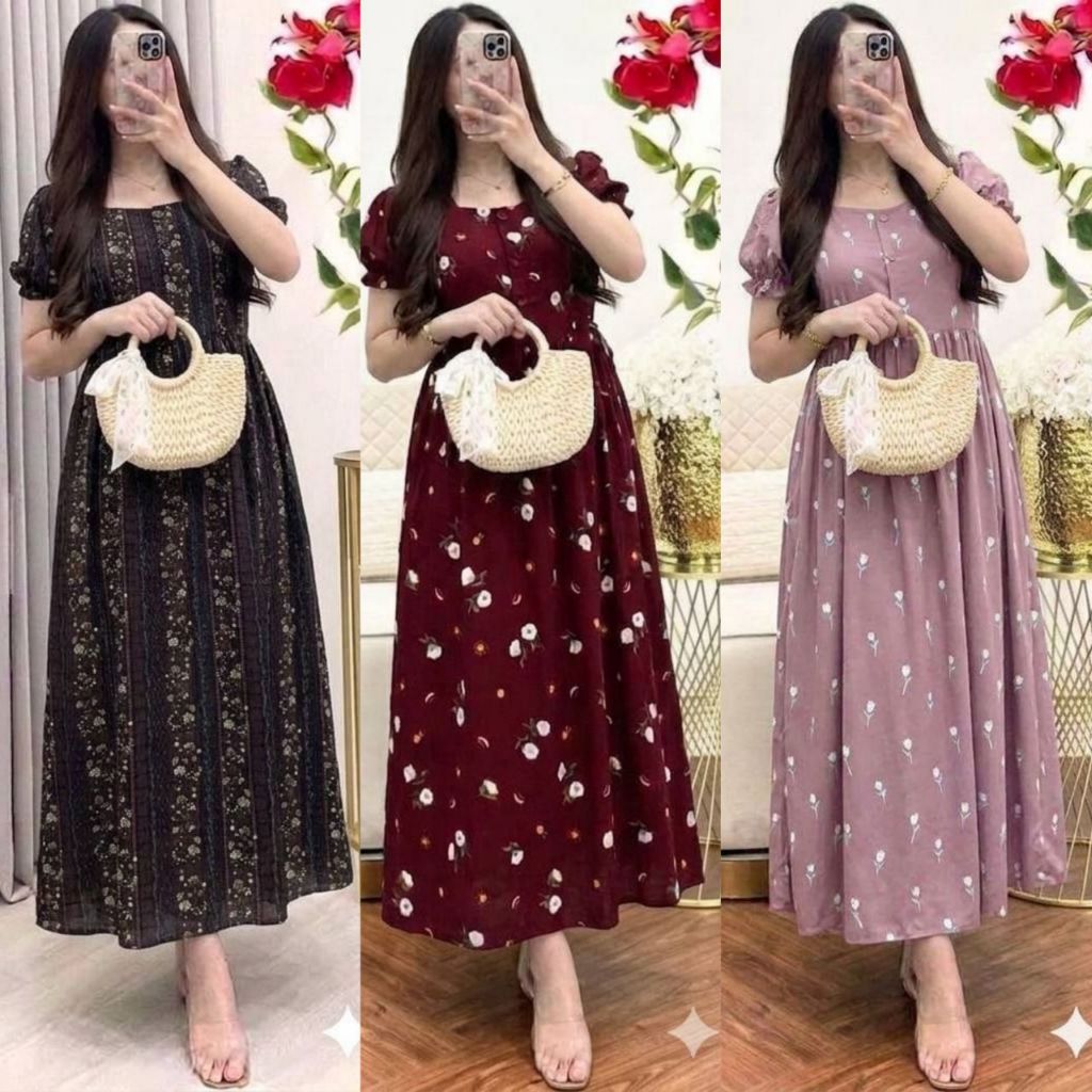 daster cherry rayon premium - daster chibi kekinian - daster rayon premium
