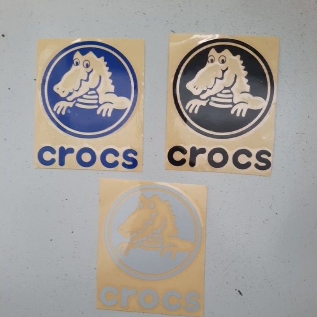Stiker Cutting Crocs