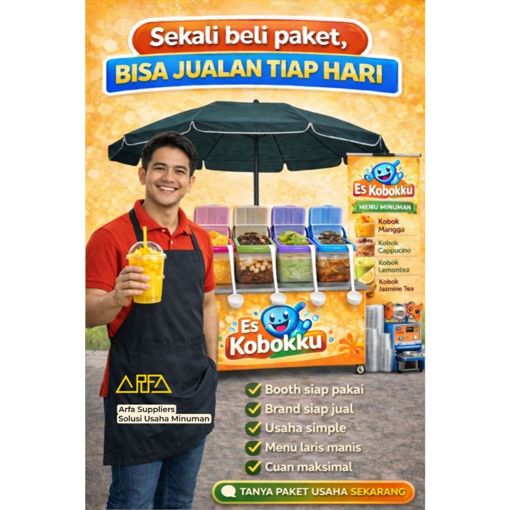 Paket Usaha Minuman Es Kobok Es aquarium