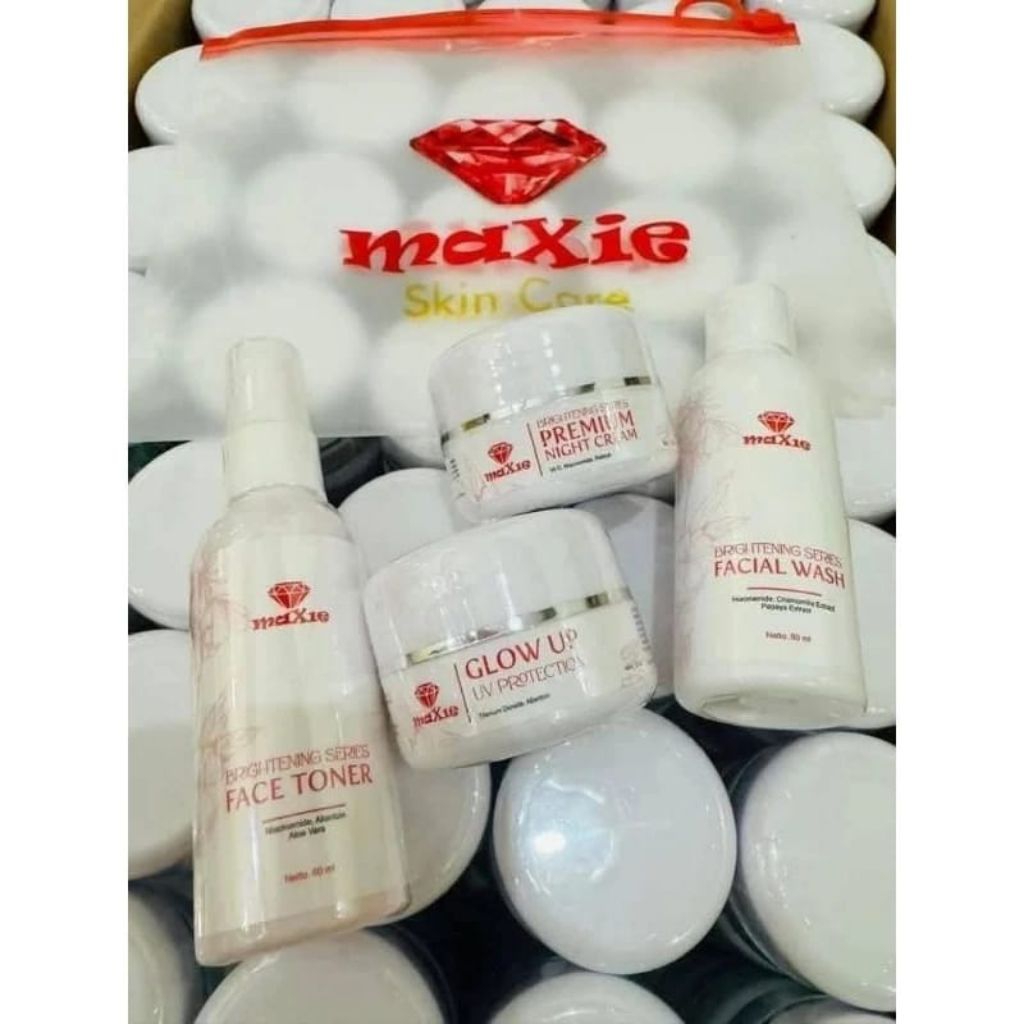 Maxie Glow Skincare Cream Maxie Premium BPOM Kemasan Terbaru