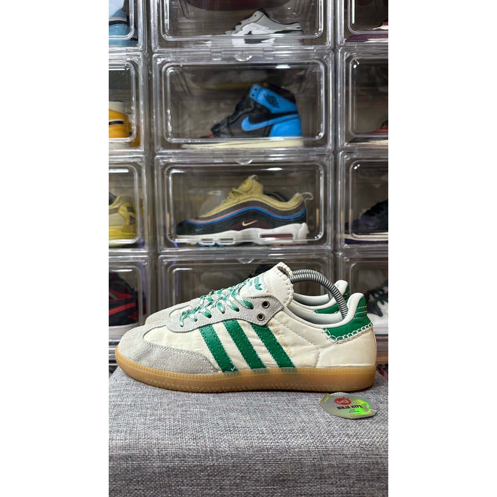ADIDAS SAMBA WALES BONNER CREAM WHITE BOLD BREEN , ADIDAS SAMBA WALES BONNER , ADIDAS SAMBA , ADIDAS