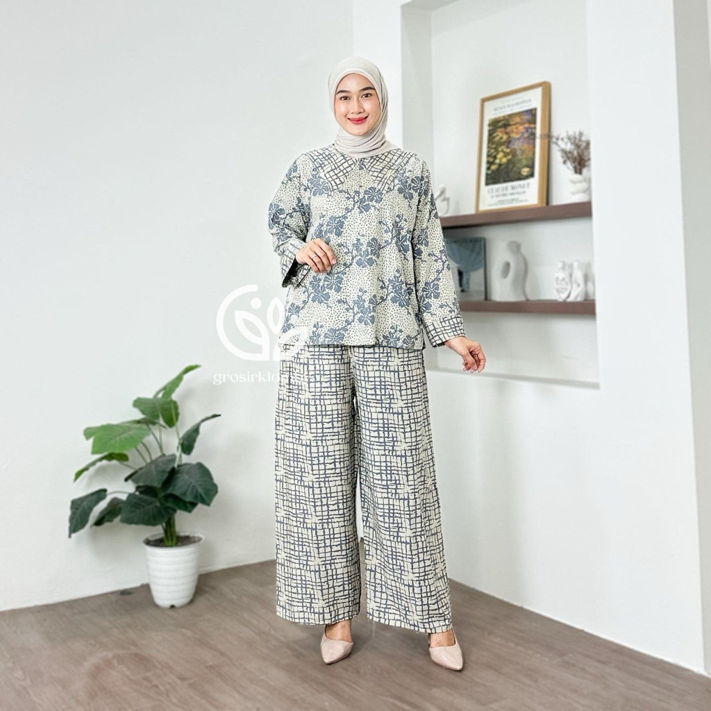 Sasmita One Set Rayon Busui || Grosir Klamby || Nyaman dipakai seharian