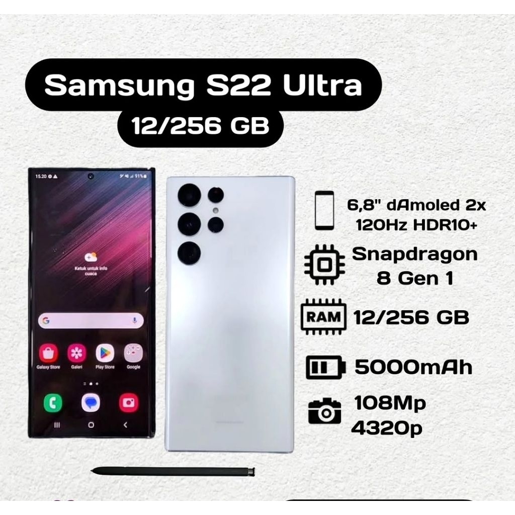 Samsung Galaxy S22 Ultra 5G 12/256 GB Second