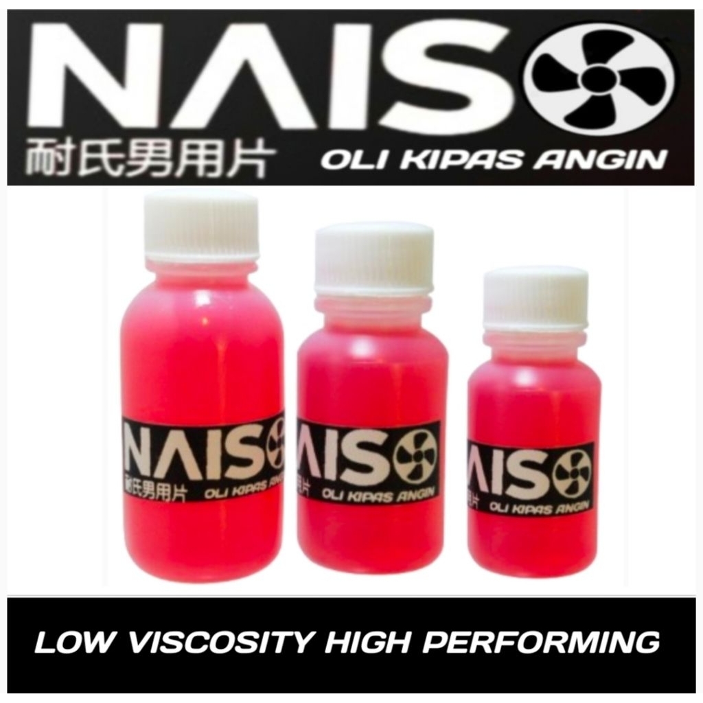 PELUMAS OLI KIPAS ANGIN NAISO PELUMAS KIPAS /BOSHING / BEARING /YG MACET SERET DAN BERKARAT