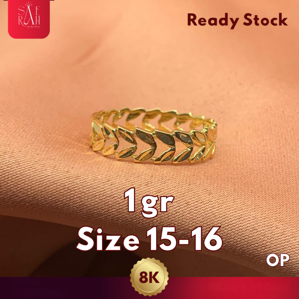 Cincin Emas 8K - Toko Emas Saerah - 1 Gram 93