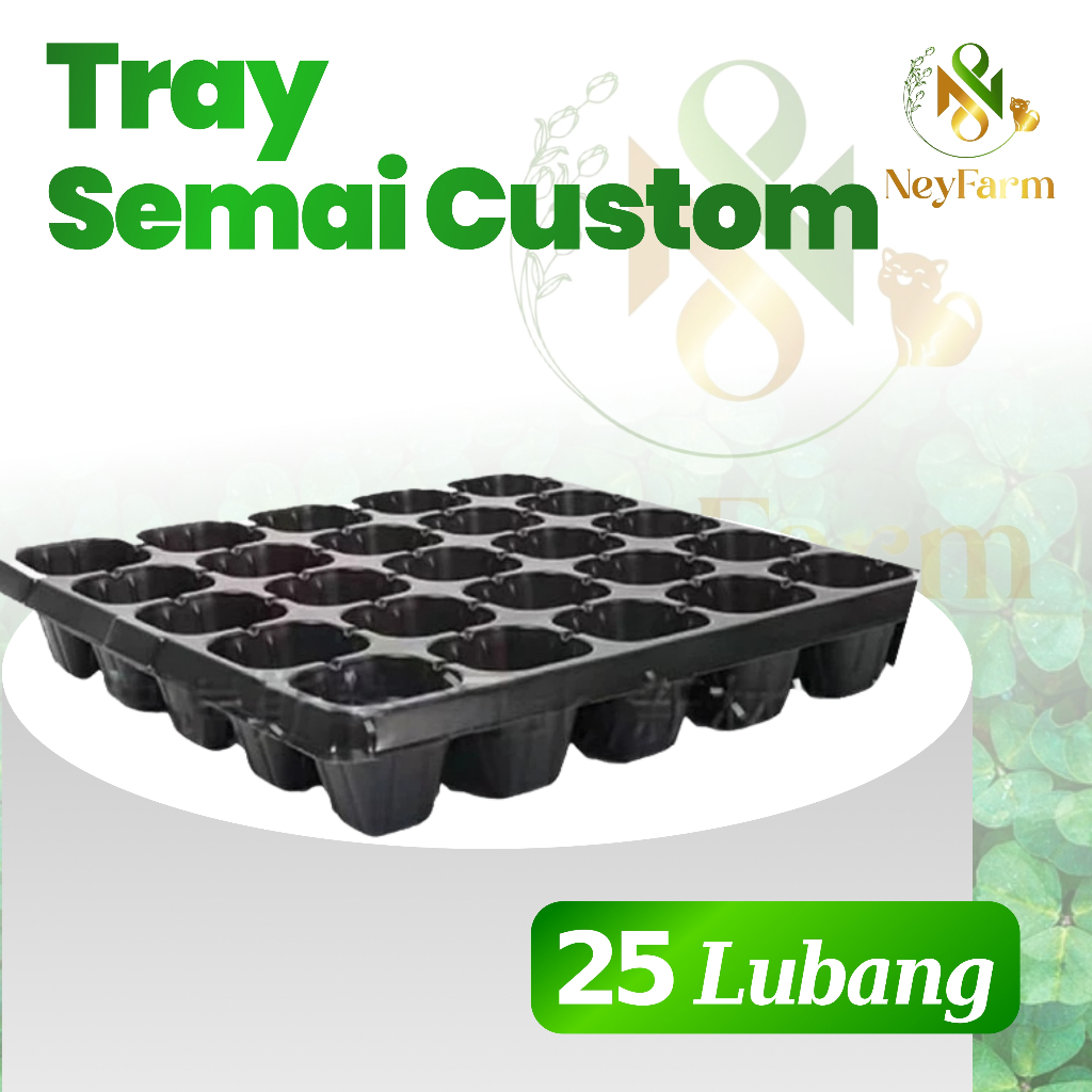 Tray Semai Custom Pot Tray Tempat Semai Benih - Tray Semai