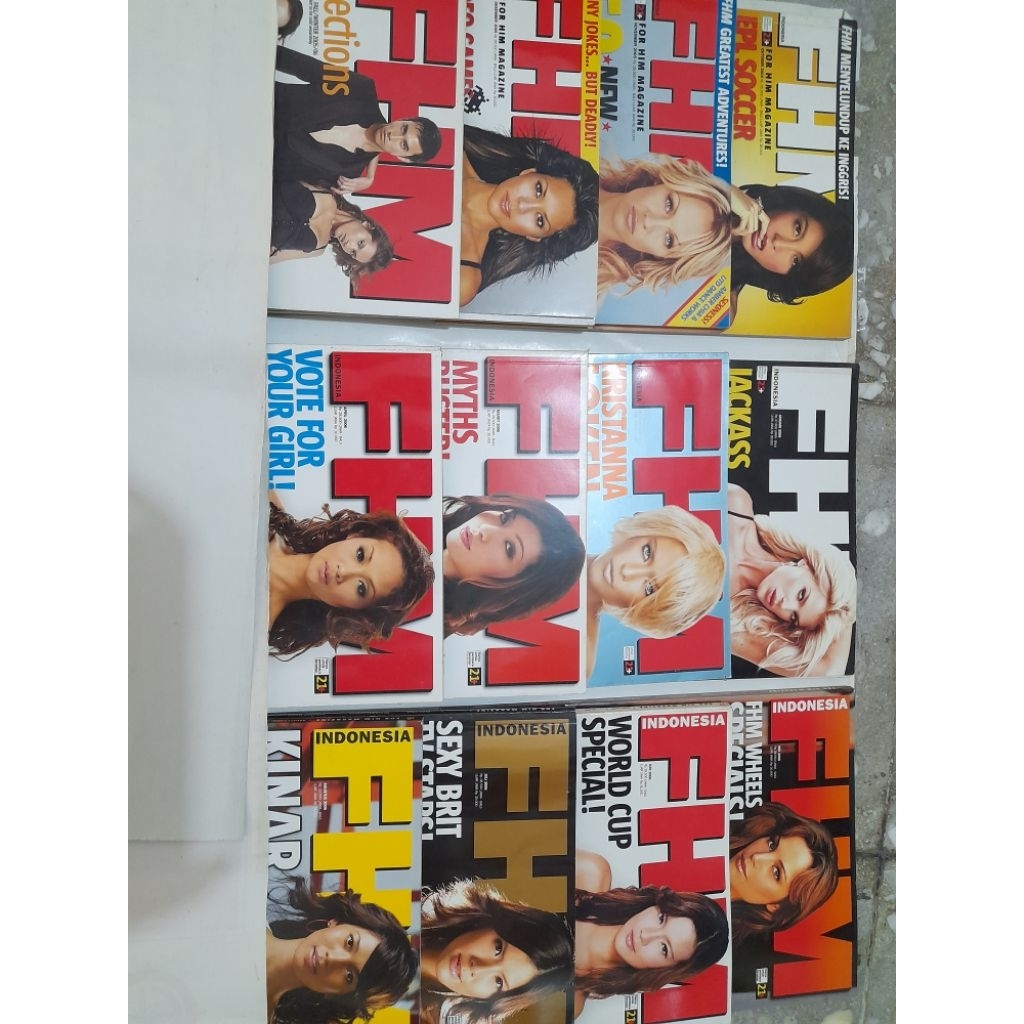 Majalah FHM For Him Magazine 2003-2004