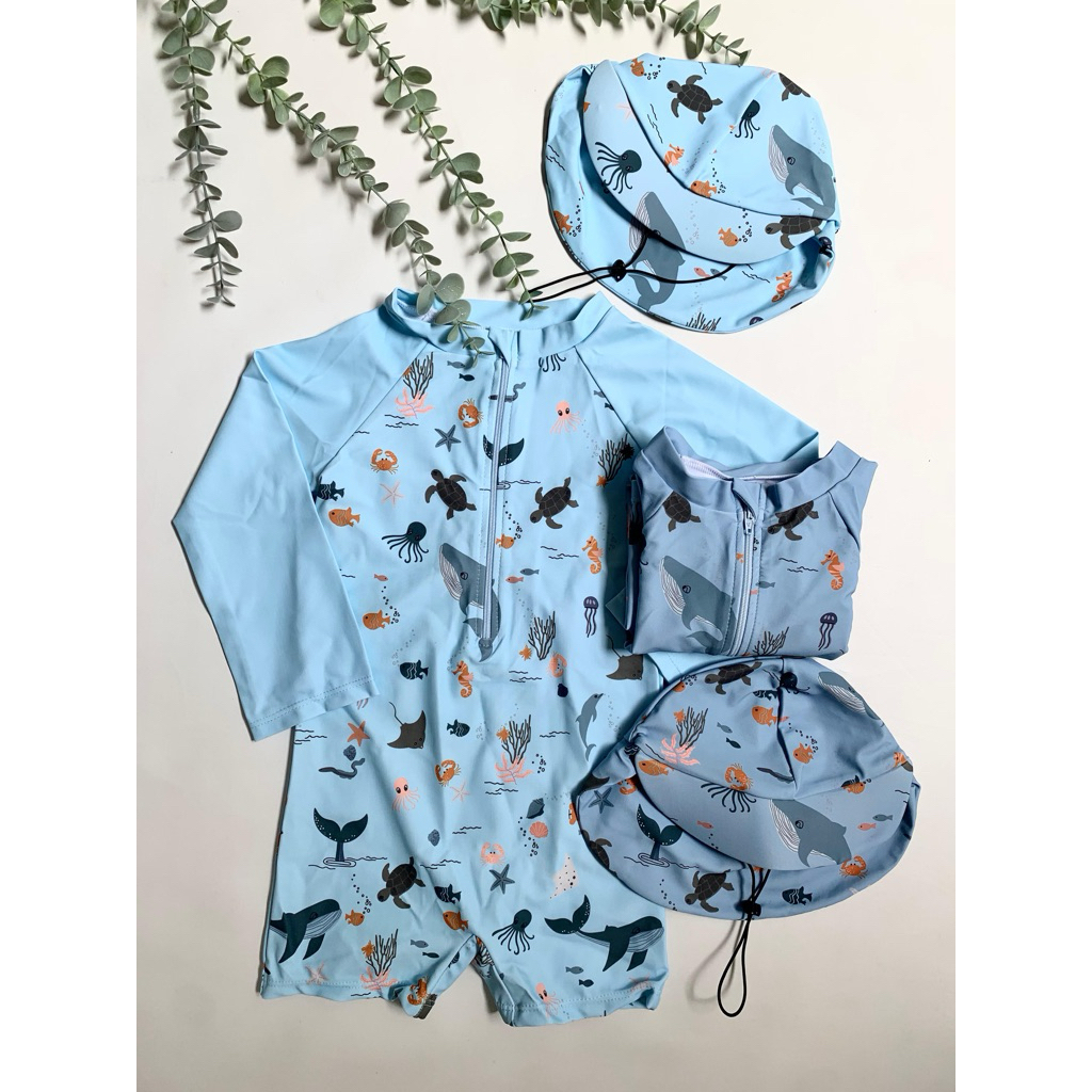 Makassar Baju Renang Bodysuit Lengan Panjang