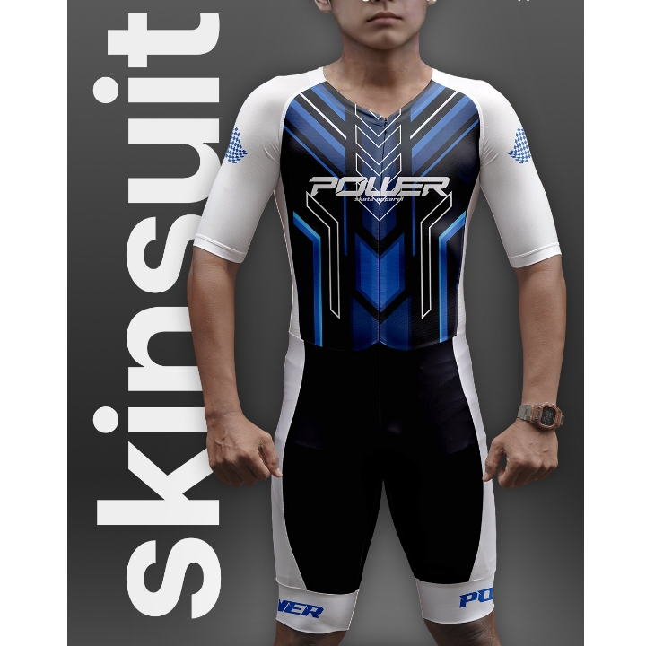 Skinsuit Power Apparel Jersey Sport Sepatu Roda Nyaman & Fleksibel