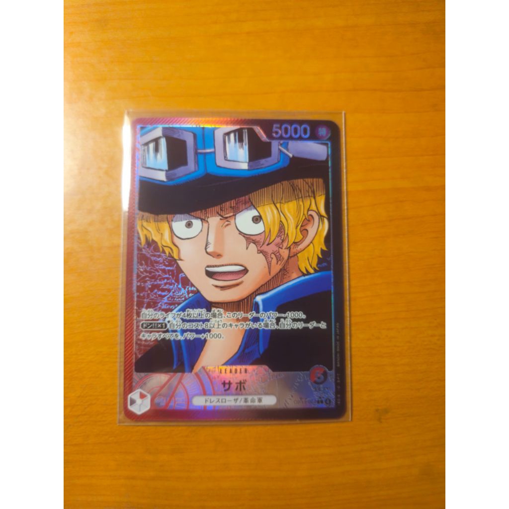 TCG One Piece - Sabo Japanese OP13-004 Leader Alt Art