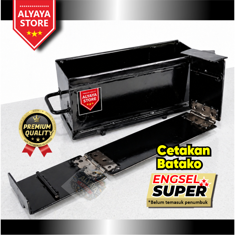 CETAKAN BATAKO SUPER - BESI TEBAL - MURAH - berkualitas