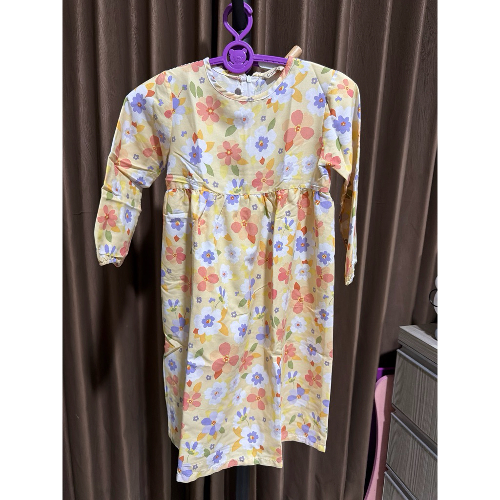 PRELOVED baju muslim tunik dress anak perempuan
