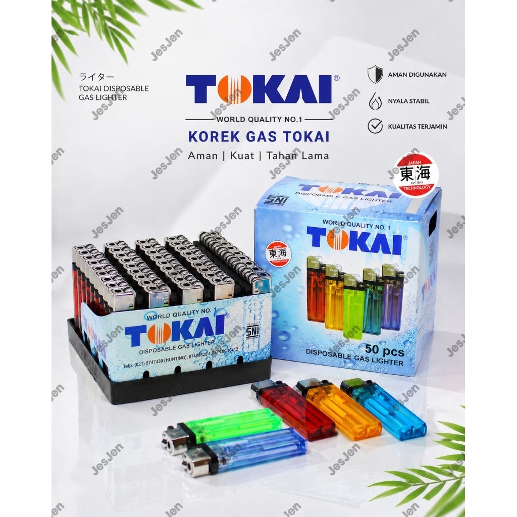 korek TOKAI ORIGINAL ( isi 50 pcs)