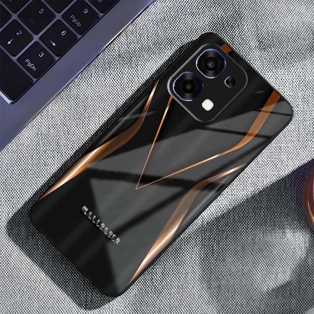 CL Softcase Glass For Oppo A6 Pro - Case Glass Oppo A6 Pro - Casing Kaca A6 Pro Terbaru - Casing Mur