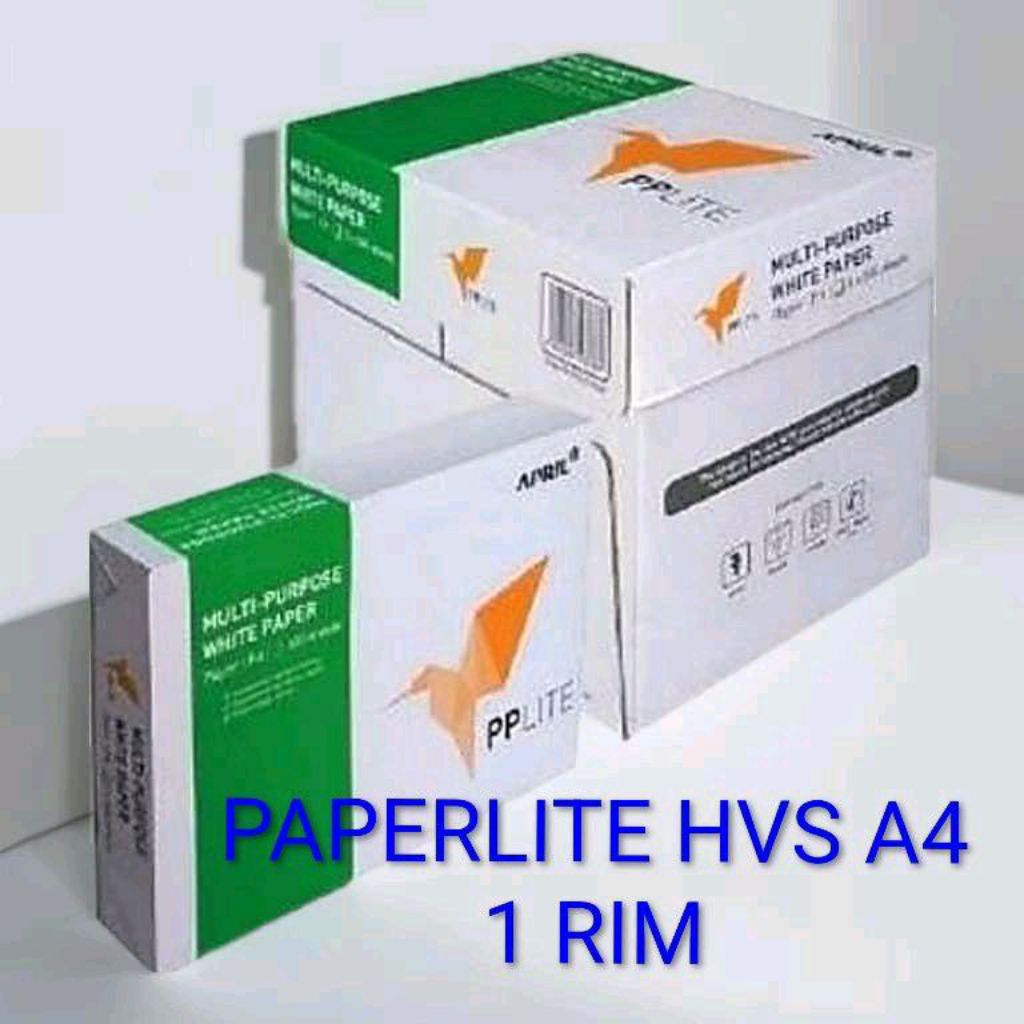 (1 RIM ISI 500 LEMBAR) Kertas HVS PAPERLITE A4 / kertas HVS Isi 500 Lembar