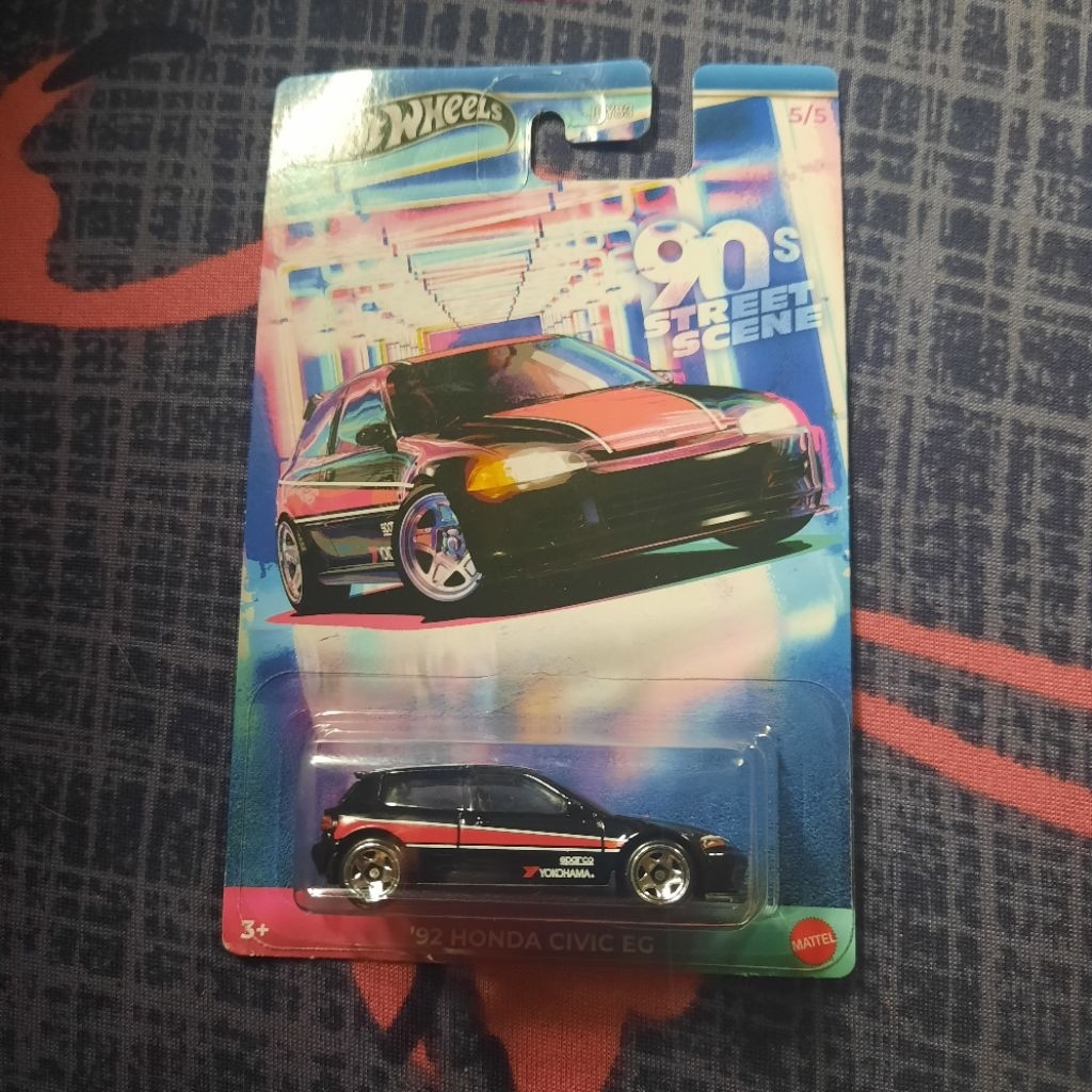 HOT WHEELS HONDA CIVIC EG 90S JDM SERIES
