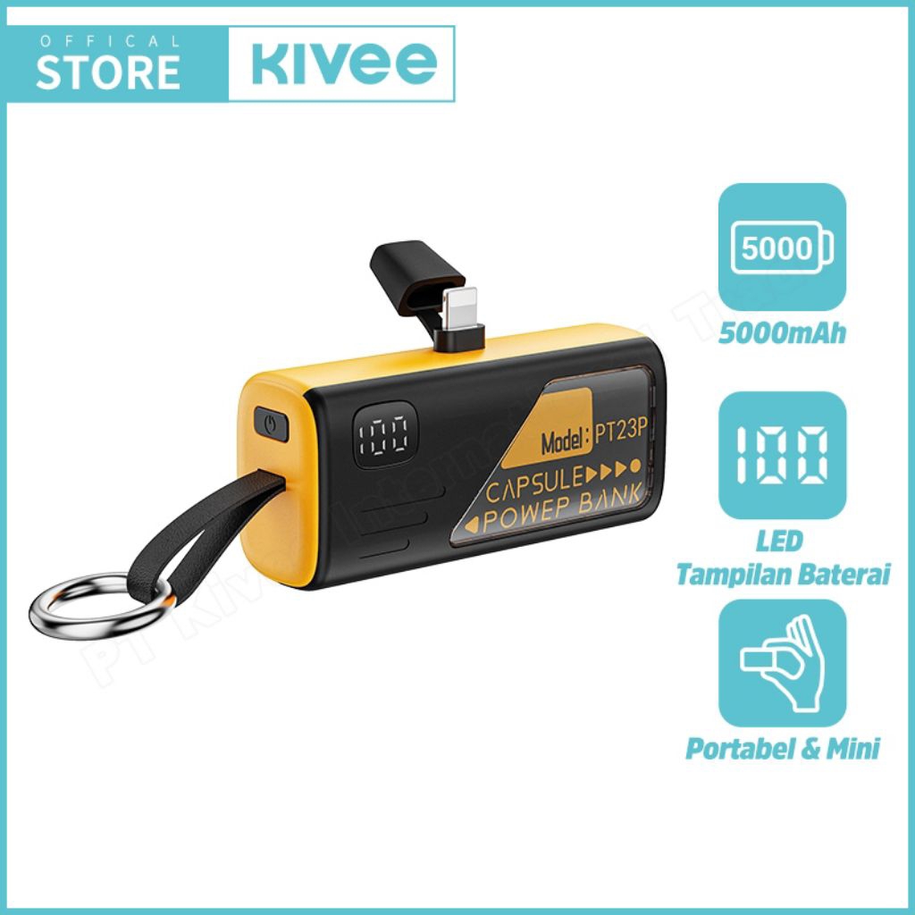 KIVEE POWERBANK MINI FAST CHARGING 5000MAH