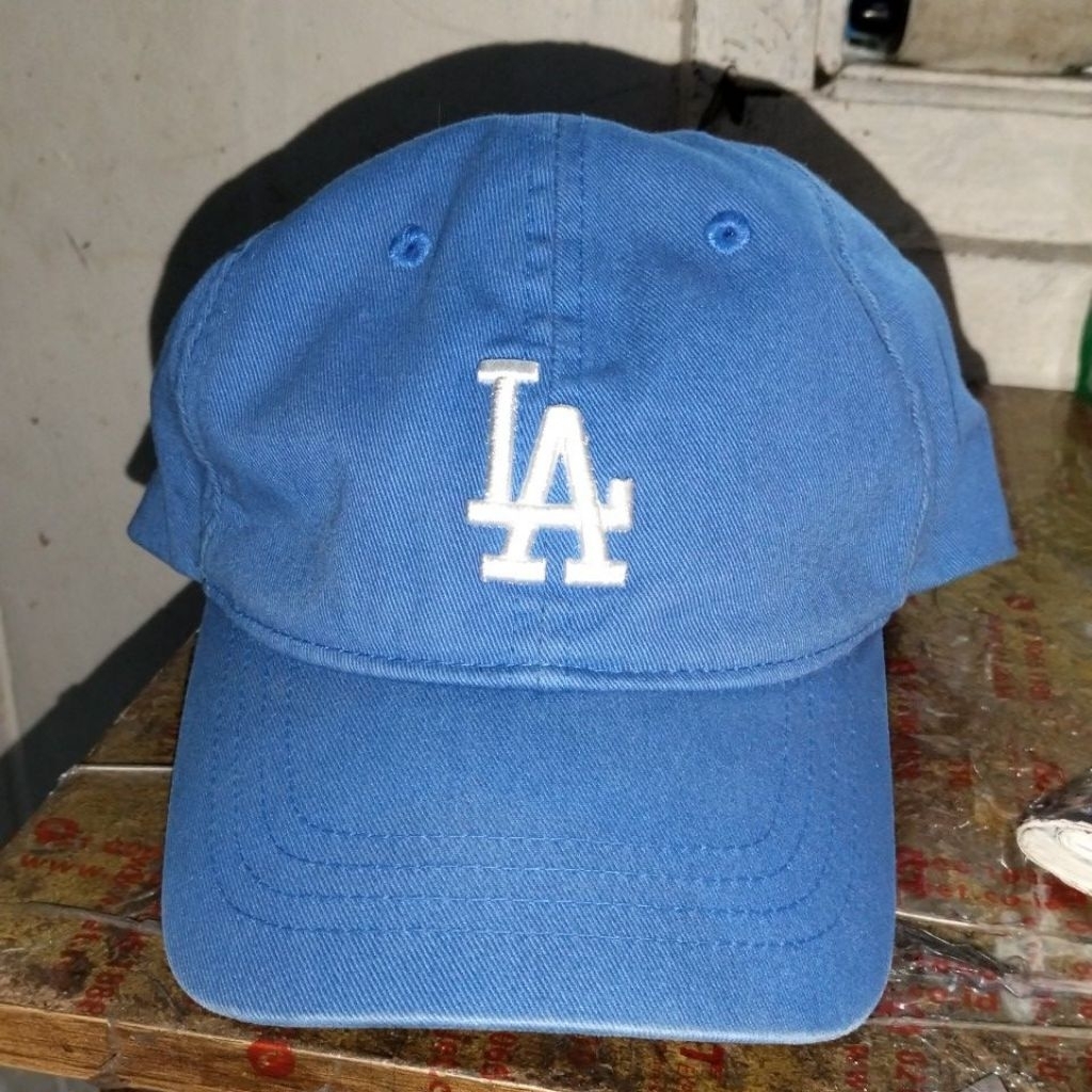 Topi ORI MLB LA biru (anak 5-7 tahun)