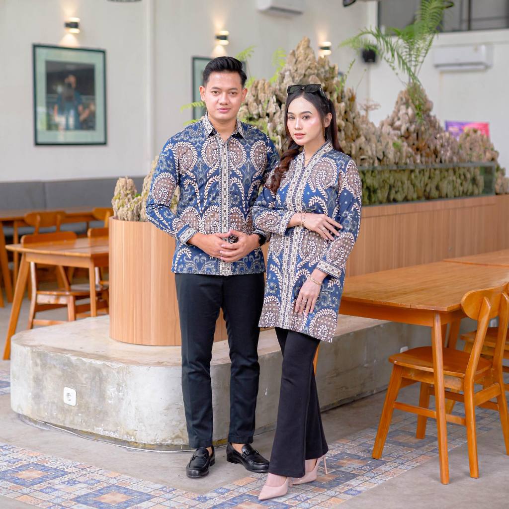 Benang Raja Batik Couple Katun Stretch Laras Padi