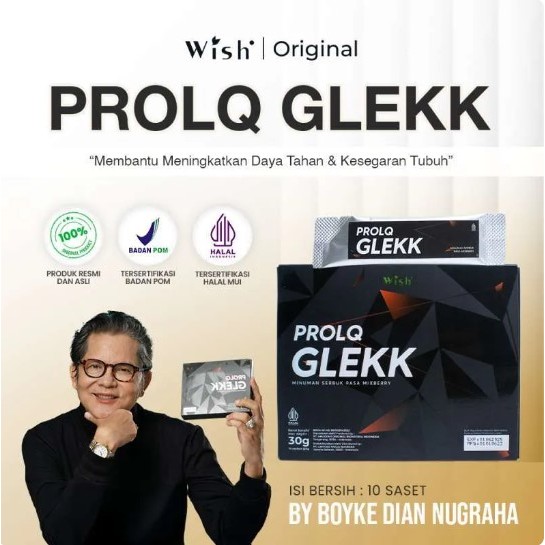 Minuman Herbal Bentuk Serbuk Prolq Glekk
