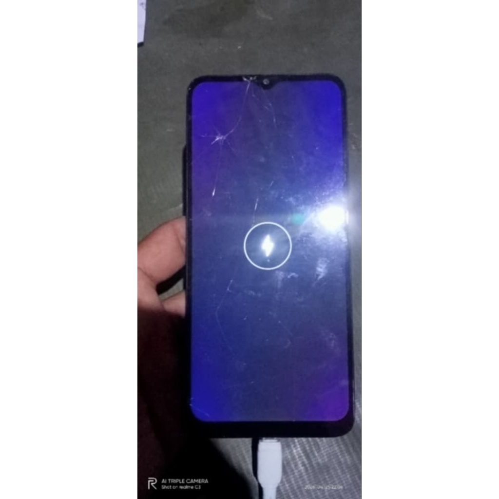 LCD+FRAME REALME 5I NORMAL MINUS LAYAR RETAK