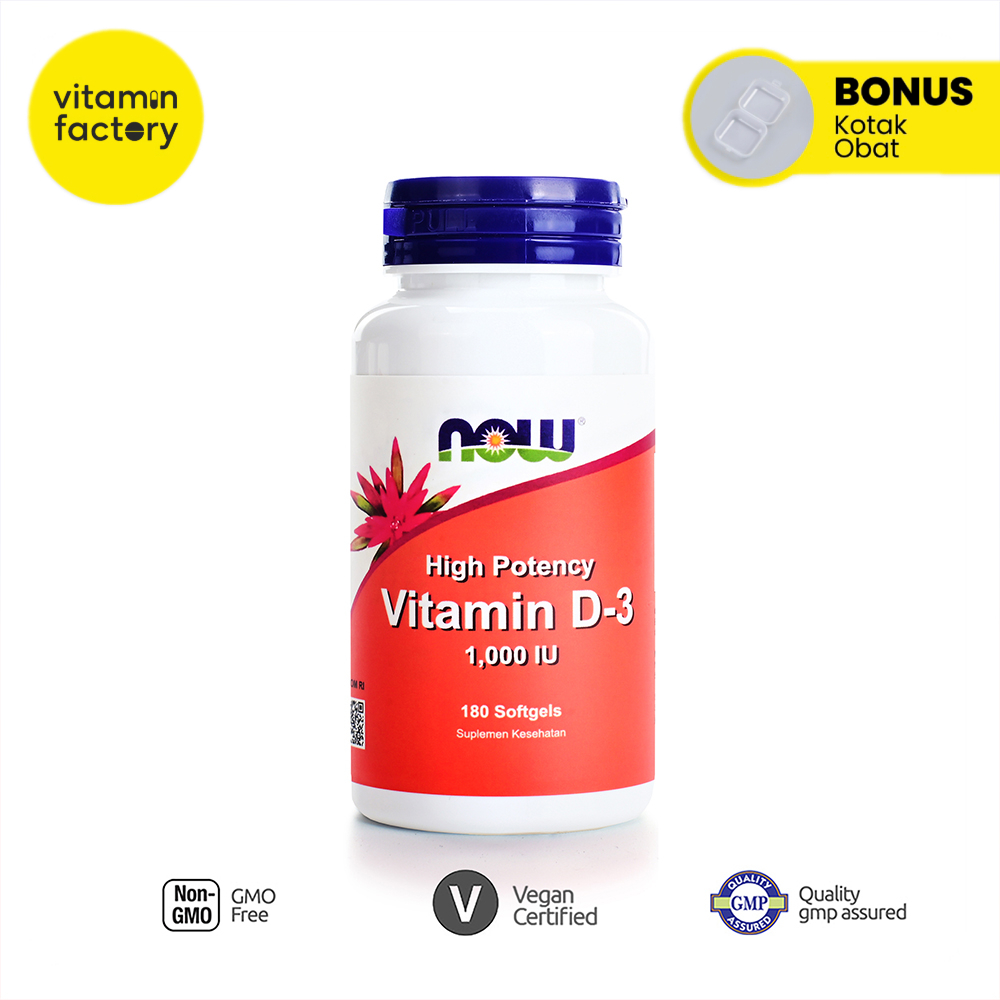 Now D3 1000 IU Vit D3 1,000IU 180 Softgels Vitamin D3 1000IU