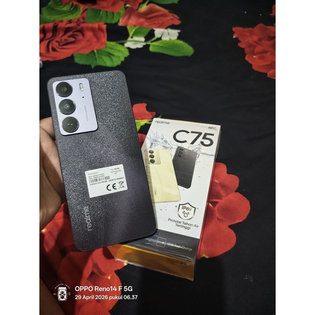 REALME C75 8/256 SECOND FULLSET ORIGINAL