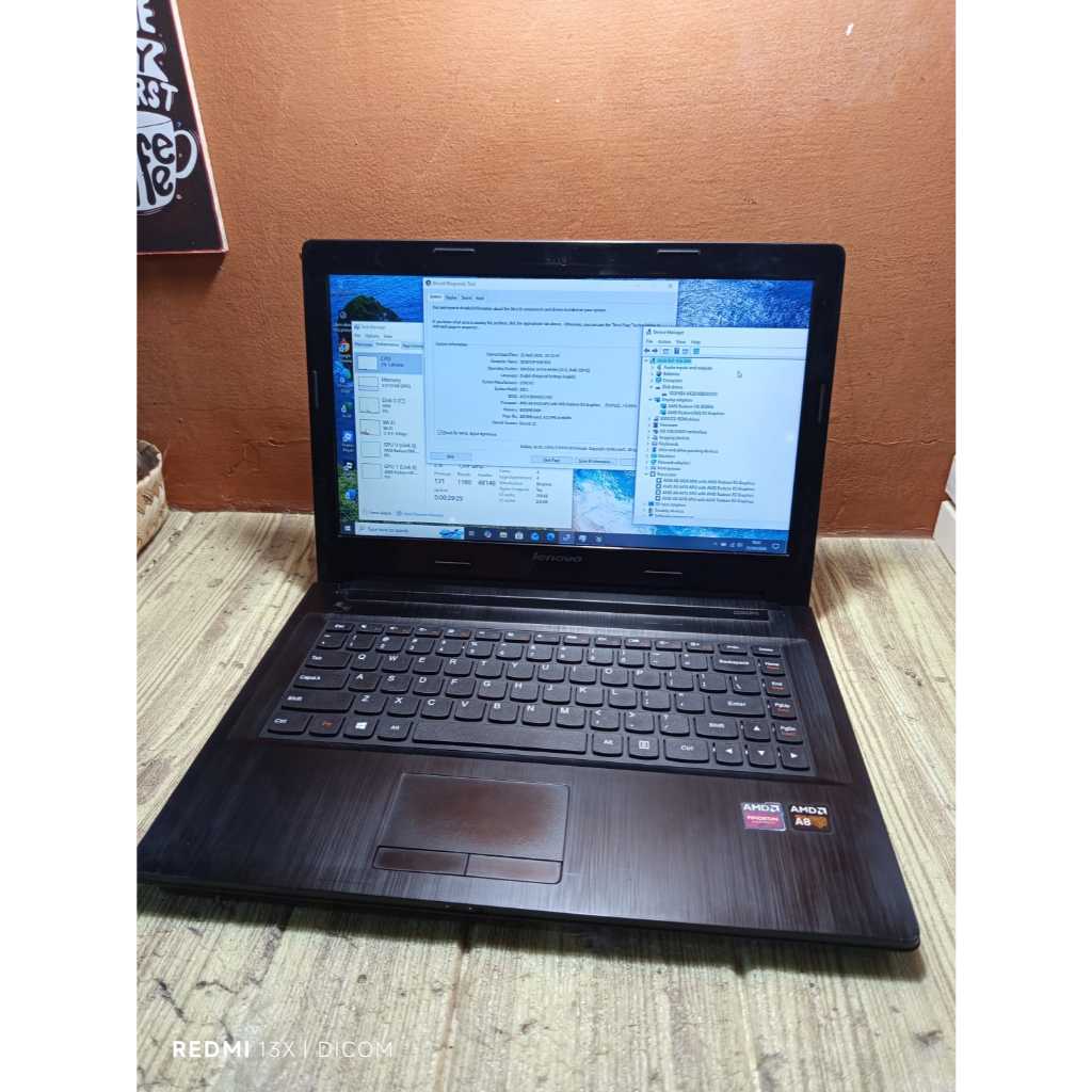 Lenovo Ideapad G40-45 AMD A8 8gb HDD 320gb Double VGA windows 10