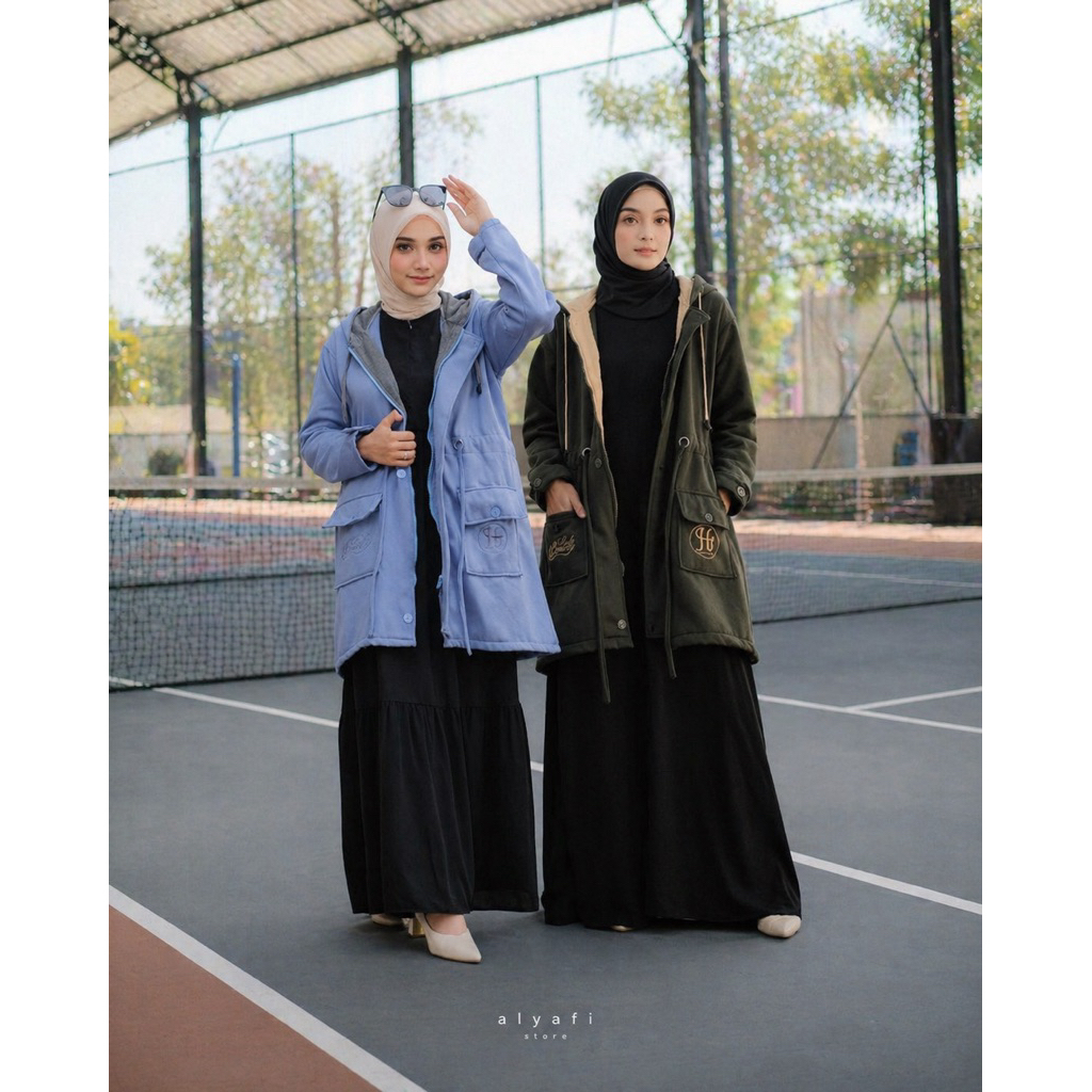 Jaket vol 1 Hijab Alietha | Jaket hijab panjang Muslimah | jaket anak