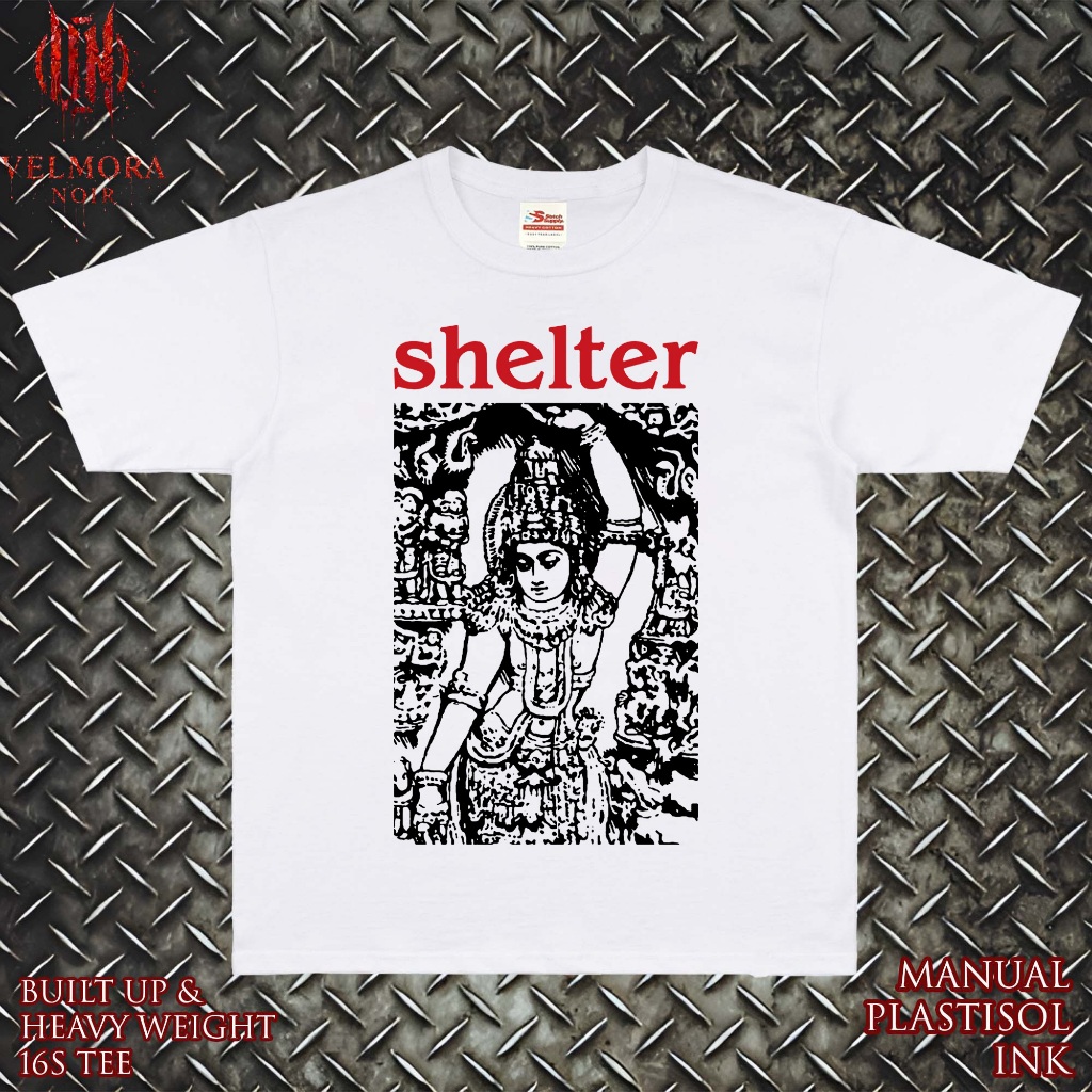 Kaos Band Shelter Mantra Tshirt Mercandise