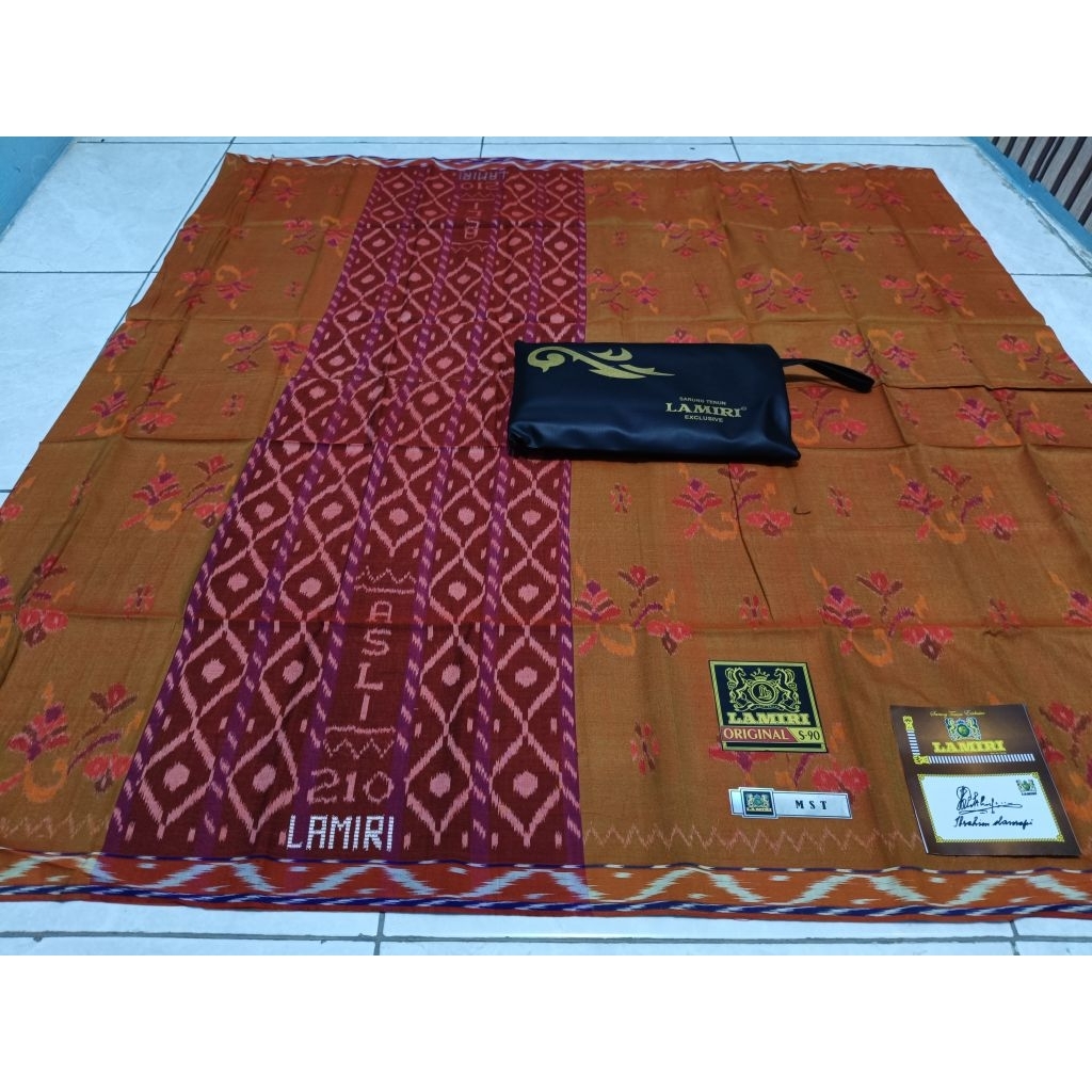sarung Lamiri original full mesres jahit tengah,