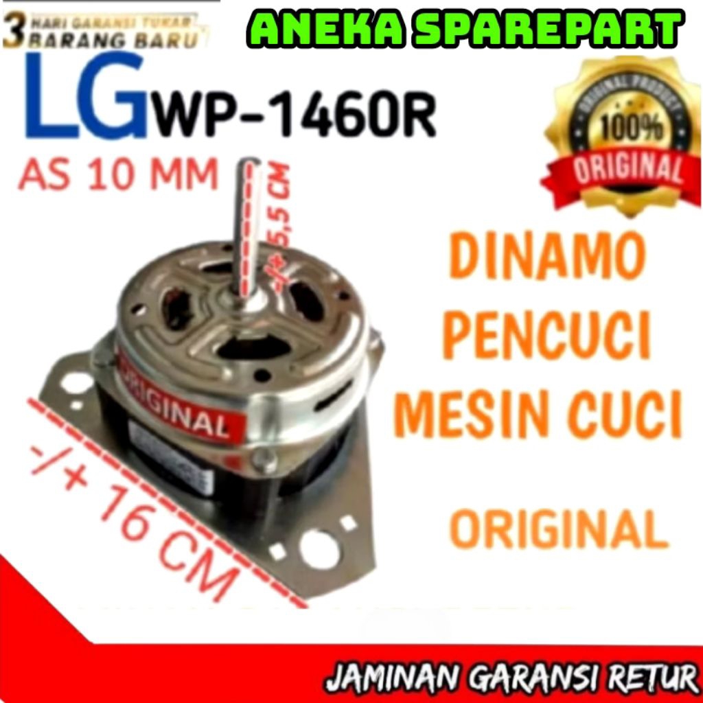 Dinamo  wash / pencuci mesin cuci LG wp - 160r/wp 1250 R
