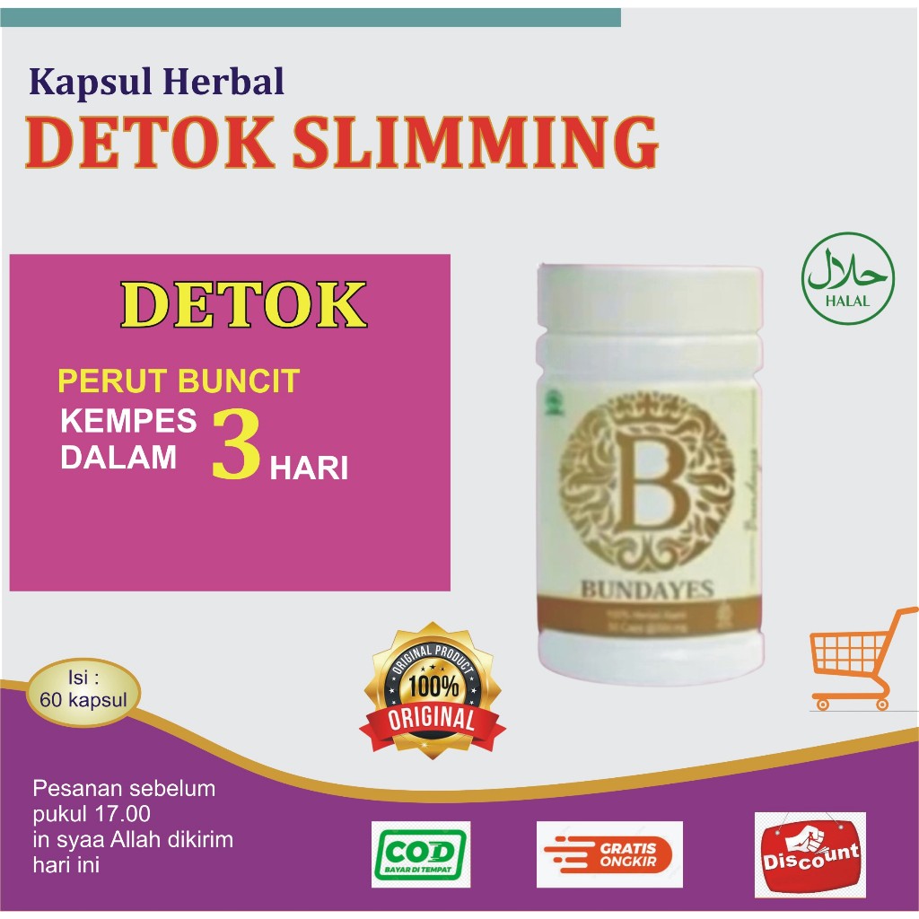 DIET AMPUH DETOX SLIMMING I PENURUN BERAT BADAN I BUNDAYES BUNDASLIM I DETOX PELANGSING