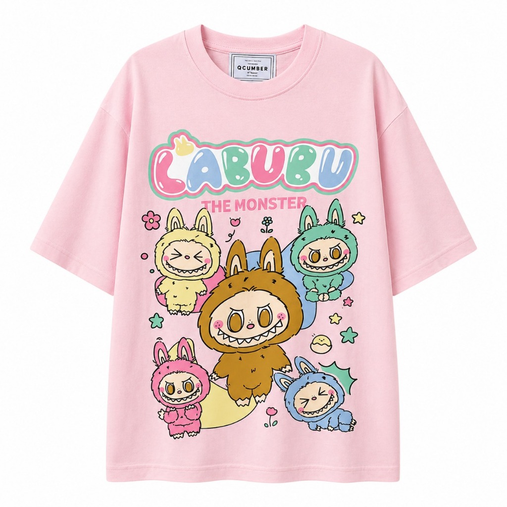 ATASAN WANITA QCUMBER TEE - LABUBU