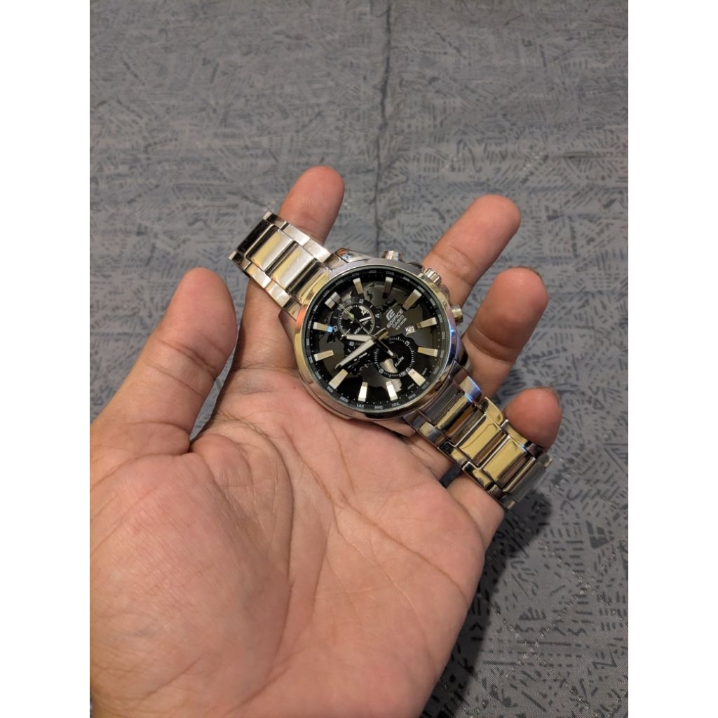 Jam tangan chrono casio edifice EFR 303D original
