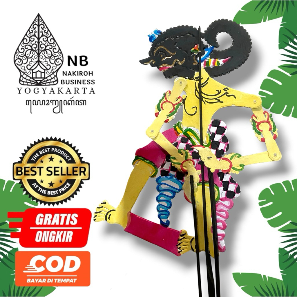 NAKIROHBUSINESS | Wayang Kulit Kertas Duplek Bima Werkudoro