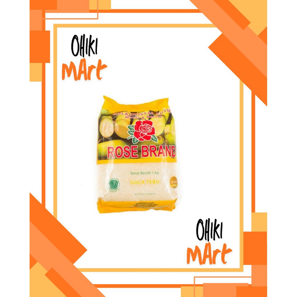 Gula Pasir RoseBrand Premium 1 KG/Gula Rose Brand Kuning 1Kg/Gula pasir murah/Gula Rose brand murah