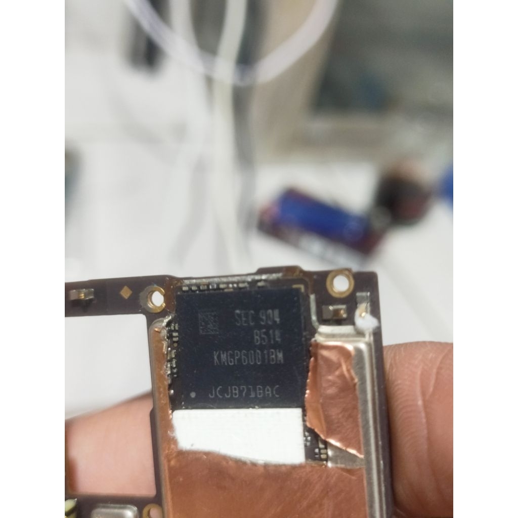 mesin hp kmgp6001bm+board buat kanibalan servis