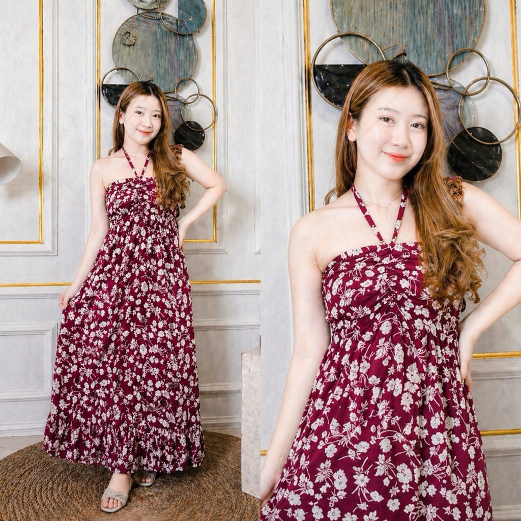 daster carmen/dress carmen/tali leher/daster sexy/daster anti pelakor/daster putri bali/katun rayon