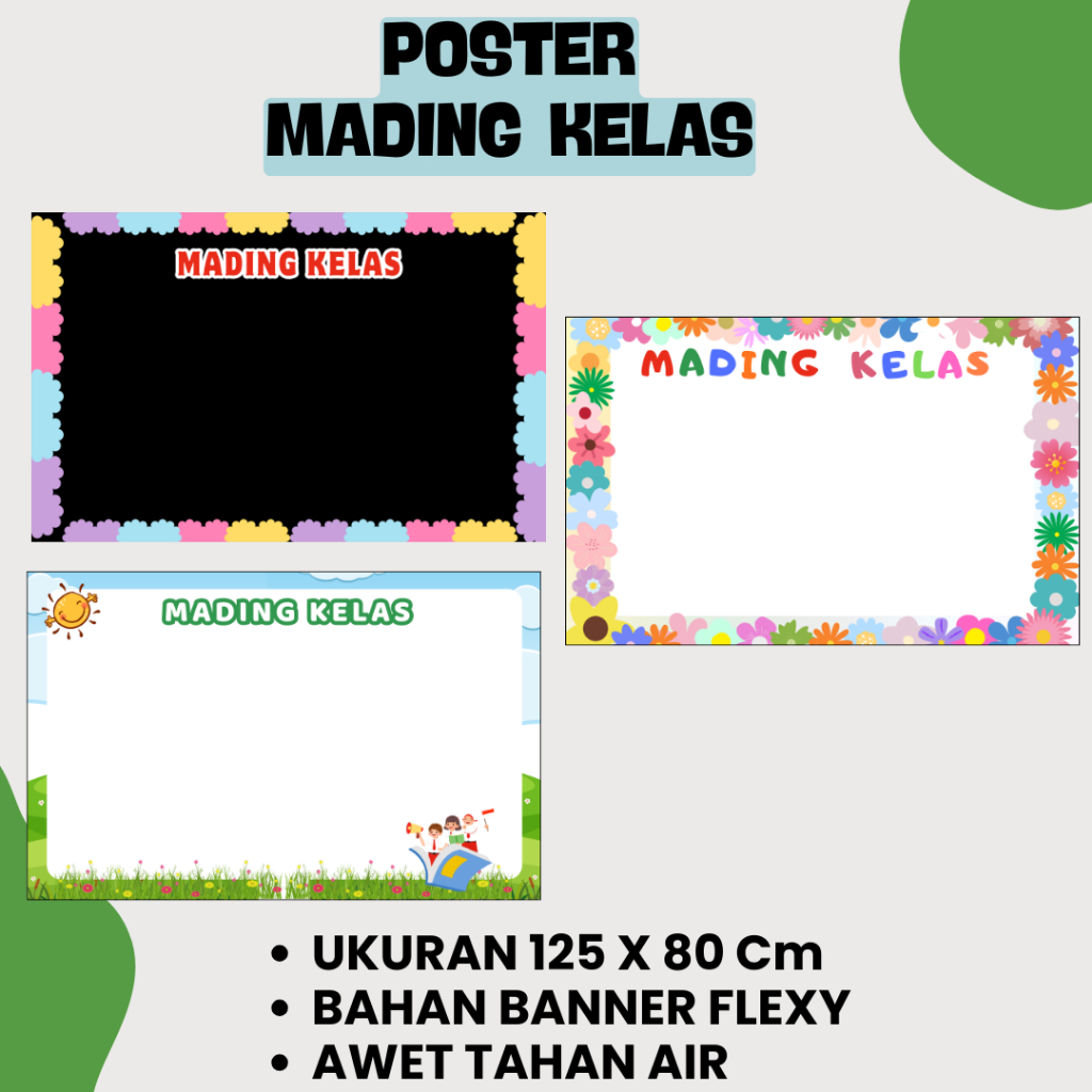 BANNER POSTER BACKGROUND MADING KELAS