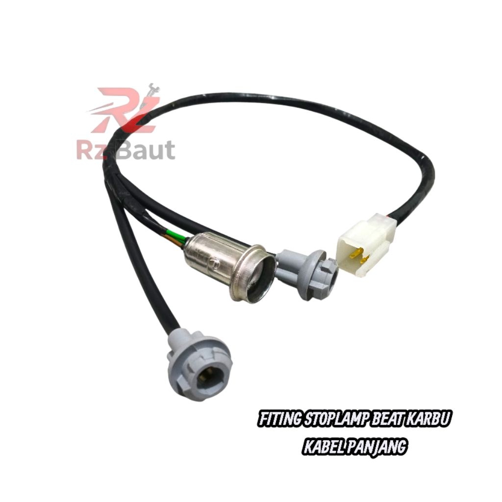 FITTING STOPLAMP BEAT KARBU/SOKET LAMPU BELAKANG BEAT KARBU SET SEIN