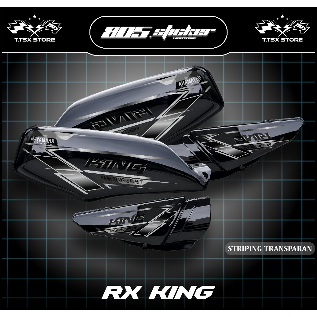 STRIPING STIKER TRANSPARAN RX-KING STIKER RX-KING TRANSPARAN GRAFIS KEREN
