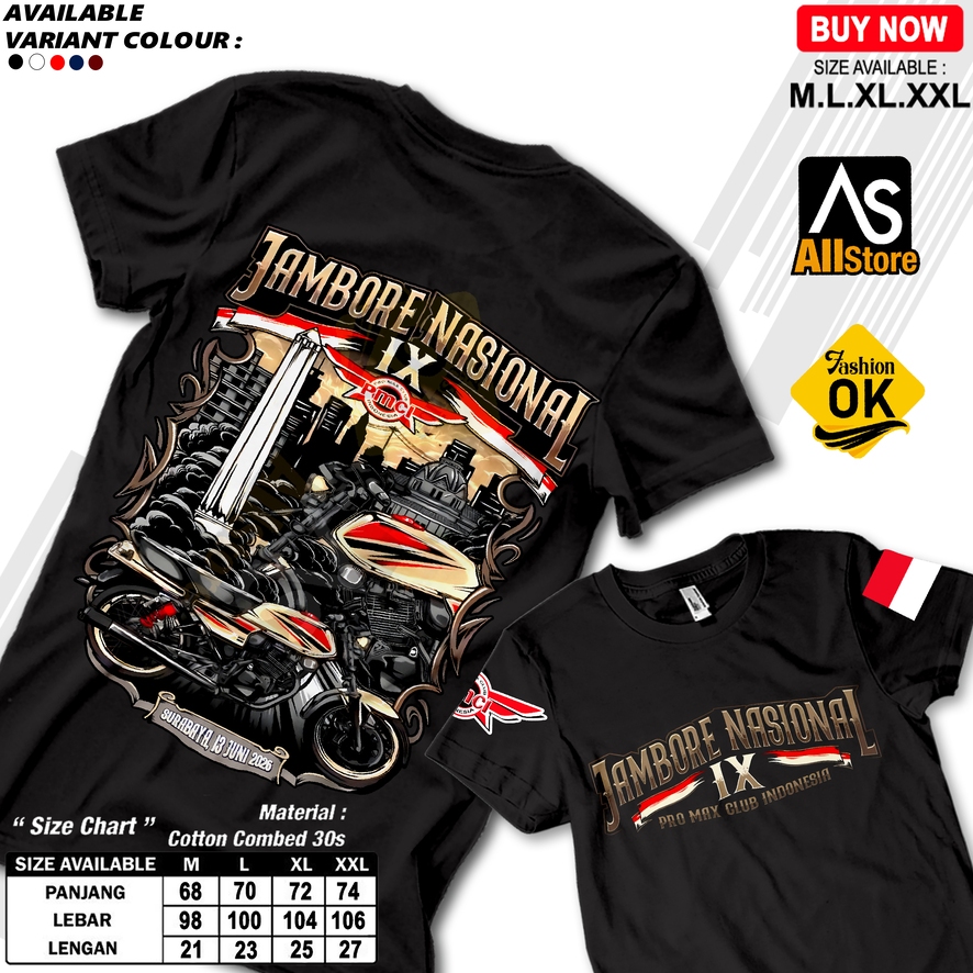 V413 kaos jamnas PMCI IX jamnas Jambore nasional PMCI surabaya