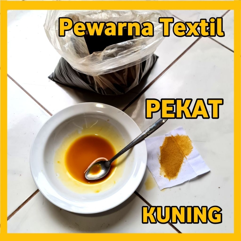 Pewarna pakaian / Wantex kiloan Kuning 1kg