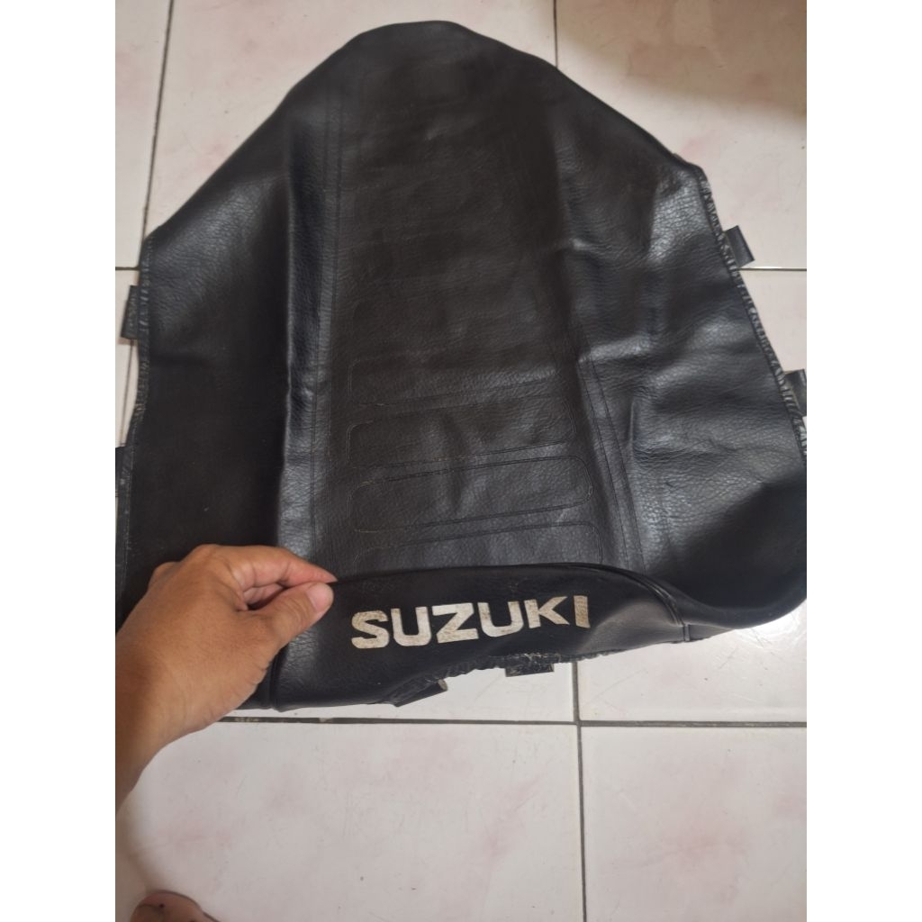kulit jok sarung jok cover jok krakap suzuki ts100 ts 100 honcho duster nos