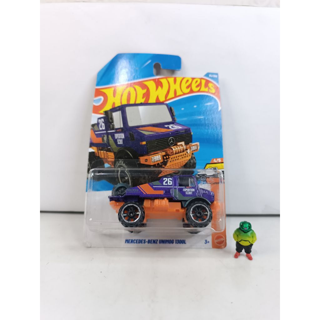 hot wheels Mercedez-benz Unimog 1300