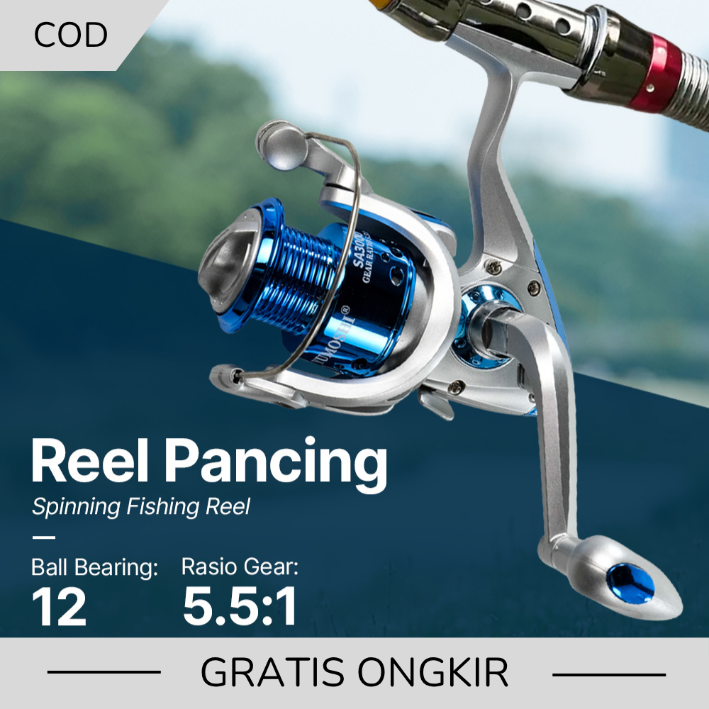 YUMOSHI Series Reel Pancing Spinning Fishing Reel 5.5:1 3000 - SA3000